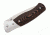 Buck Knives Selkirk Folding Knife, 3.88 in, 420HC Stainless Steel, Drop Point Blade, CNC contoured Micarta, Brown/Black Handle, 0836BRSB/10678