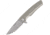 Buck Knives 254 Odessa Knife, 3.125in, 7Cr Stainless Steel, Straight, Stainless Steel, Satin, 0254SSSB/13052