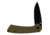 Buck Knives 040 Onset Folding Knife, 3.38 in, 4.38 in Closed, S45VN, Black Cerakote Drop Point Blade, OD Green G10 Handle, 0040GRSB/13425