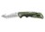 Buck Knives Pursuit Guthook Folding Knife, Green/Black Handle, Large 0660GRG