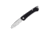 Buck Knives 250 Saunter Folding Knife, 3.75in Closed, 2.38in, 154CM SS, Satin Drop Point Blade, Black Canvas Micarta Handle, 13476