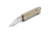 Buck Knives Saunter Folding Knife, 3.75in Closed, 2.38in, 154CM SS, Satin Clip Point Blade, Green Canvas Micarta Handle, 13477