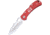 Buck Knives Spitfire Red RMEF Folding Knife,3.25in,420HC Steel,Drop Point,Satin,Red,Aluminum Handle BU722RDSRMEF
