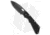 Buck Knives Strider SBMF Military Folding Knife, 3.50in, 420 Stainless Steel, Drop Point Blade, G10 Black Handle, Black/Black, 8.125in, BHQ-71306
