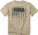 Buck Wear T-shirt Nra ''brush Flag'' Sand S-sleeve 2x-large