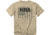Buck Wear T-shirt Nra ''brush Flag'' Sand S-sleeve X-large