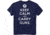Buck Wear T-shirt Nra ''keep Calm'' Navy S-sleeve Medium