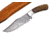 BucknBear Deep Skinner Fixed Knife, Silver  Blade, NSN N BNB24147