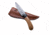 BucknBear Drop Point Utility Hunter Fixed Knife, Silver Blade, NSN N BNB142107