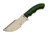BucknBear Hulk Bushcraft Tracker Fixed Knife, Maple Burl, Silver Blade, NSN N BNB34221BT