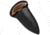 BucknBear Push Fixed Dagger with Walnut Handle, Silver, Wood, BNB15256