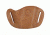 Bulldog Cases &amp; Vaults Small- right hand tan molded leather belt slide holster Fits small frame revolvers 2-4in barrells, S&amp;W J &amp; Model 85 MLT-RS