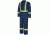 Bulwark Deluxe Coverall, Excel FR ComforTouch, 9 oz., NAVY, RG50 CLBCNVRG50