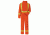 Bulwark Deluxe Coverall, Excel FR ComforTouch, 9 oz., ORANGE, RG58 CLBCORRG58
