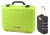 Nanuk 910 Hard Plastic Waterproof Case, Lime w/ 3 Part Foam Insert 910-1002 with Nanuk padlock w/logo 900-LOCK NANUK 910-1002-KIT1
