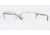 Burberry BE1250 Single Vision Prescription Eyeglasses 1167-5418 - Brushed Burberry Gold Frame, Demo Lens Lenses