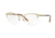Burberry BE1298 Progressive Prescription Eyeglasses 1145-53 - Light Gold Frame