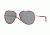 Burberry BE3078J Single Vision Prescription Sunglasses BE3078J-120487-57 - Lens Diameter 57 mm, Frame Color Silver/matte Red