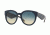 Burberry BE4260 Single Vision Prescription Sunglasses, 54mm, Blue, BE4260-369079-54-SV