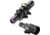 Burris RT-6 1-6x24 mm Rifle Scope, 30mm Tube, Second Focal Plane, Red Ballistic AR 5X Reticle, Matte, Black, w/TRYBE Optics Enhancer Rifle Scope Magnification Quadrupler, 200475-KIT2