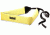 A floating neck strap is included