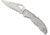 Byrd by Spyderco Harrier 2 Folding Knife, 3.36 in, Partially Serrated Blade, Stainless Steel Handle, BY01PS2