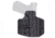 C&amp;G Holsters Covert Kydex OWB Belt Holster w/Omega and Kickramp, Glock 19/19X/23/44/45, Right Hand, CNC Machined, Black, 0006-100