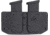 C&amp;G Holsters Double Flat Magazine OWB Holster, 1911, Ambidextrous, Black, 4029-100