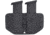 C&amp;G Holsters Double Flat Magazine OWB Holster, 1911, Ambidextrous, Black, 4029-100