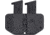 C&amp;G Holsters Double Flat Magazine OWB Holster, 1911, Ambidextrous, Black, 4029-100
