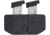 C&amp;G Holsters Double Flat Magazine OWB Holster, 1911, Ambidextrous, Black, 4029-100