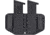 C&amp;G Holsters Double Flat Magazine OWB Holster, 1911, Ambidextrous, Black, 4029-100