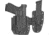 C&amp;G Holsters MOD1 Lima Holster, Glock 19 w/ Streamlight TLR-7, Left Hand, Matte, Black, 819828028956