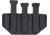 C&amp;G Holsters Triple Slim Magazine OWB Holster, 2011, Ambidextrous, Black, 4081-100