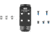 C&amp;H Precision Weapons Agency Optic System Optic Mounting Plate, Holosun 407K/507K, Matte Finish, Black, AOS-HOLOk-NRS