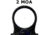 C-MORE Tactical Railway Red Dot Sight w/Standard Switch, Black, 2 MOA TRWB-2