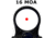 C-MORE Railway Red Dot Sight w/Click Switch, Gray, 16 MOA CRWG-16
