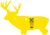 Caldwell AR-500 Steel Targets, 3/8in, 33% Deer, 4001096