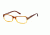 Calligraphy Collections F-391 SESC F39100 Single Vision Prescription Eyeglasses - Col1 - Brown Crystal SESC F391005335 BN