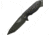 Camillus Knives 7.75 in. Ti Fixed Blade, Black Micarta Handle, Blk. BL., Pl CM18509