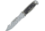 Camillus Knives SKOL Fixed Blade Gut Hook Fixed Blade Knife, 5.75in, 1095 Carbon Steel, Partially Serrated, Grey, Micarta Handle CM19240