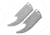 Camillus Knives TigerSharp Linerlock Folding Knife, 3in Satin SS Drop Point, Black Frn Handle, Brown Rubber Handle Insert, One Standard Edge And One Serrated Replaceable Blade, Black, 19131