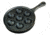 Camp Chef Cast Iron Griddle Uffs, Black CIAS7