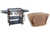 Camp Chef Flat Top Grill w/Flat Top Griddle and Grill Grates, 31.5in x 19.5in, with Tan Patio Cover, PC600XL