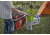 Camp Chef Mountain Series Rainer Camper 2 Burner Stove/Grill/Griddle Combo, Red/Silver MS2GG