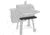 Camp Chef Pellet Grill Folding Front Shelf, Black, 30in, PGFS30