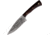 Campcraft Outdoors Lt. Colonel Bushcraft Knife, 9.5in Overall, 5in, 1095HC Steel Blade, Pecan Wood Handle, Leather Sheath, 640117981085