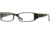 Carmen Marc Valvo CM Simone SECM SIMO00 Progressive Prescripton Eyeglasses - Black Tortuga SECM SIMO005535 BK