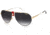 Carrera 1033/S Sunglasses, Gold Red Frame, Grey Shaded Lens, 716736298559