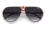 Carrera 1033/S Sunglasses, Gold Red Frame, Grey Shaded Lens, 716736298559